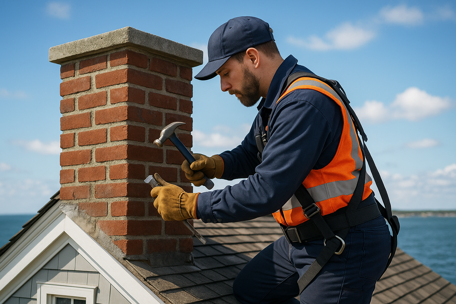 Completed chimney project